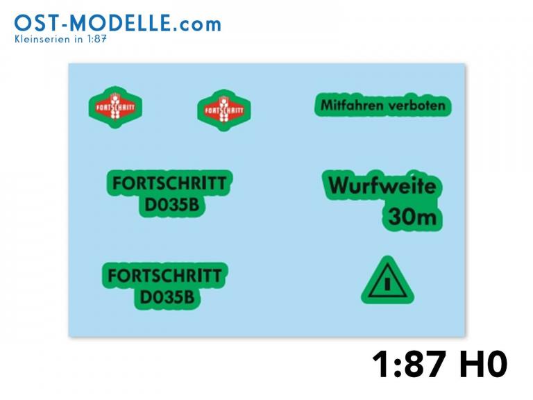 Decals Düngerstreuer D035B schwarz